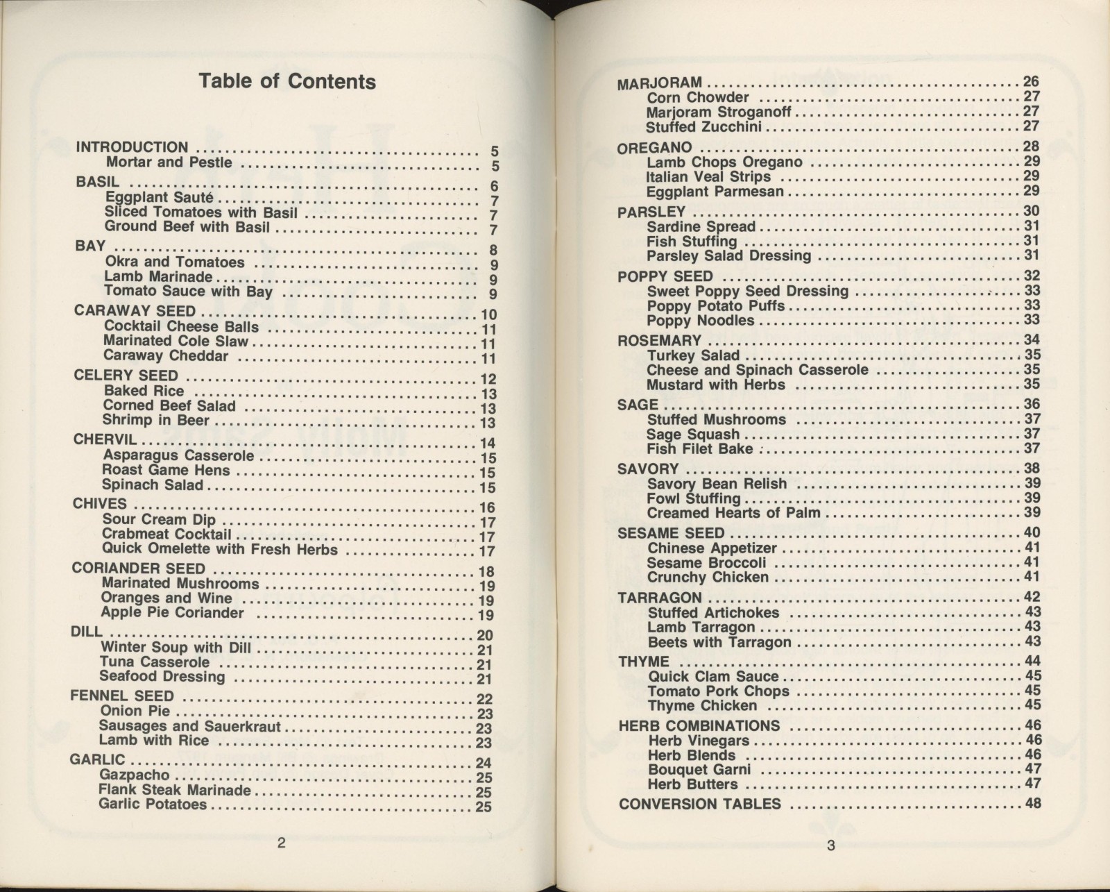 HERB COOKERY Recipe Book Potpourri Press 1977