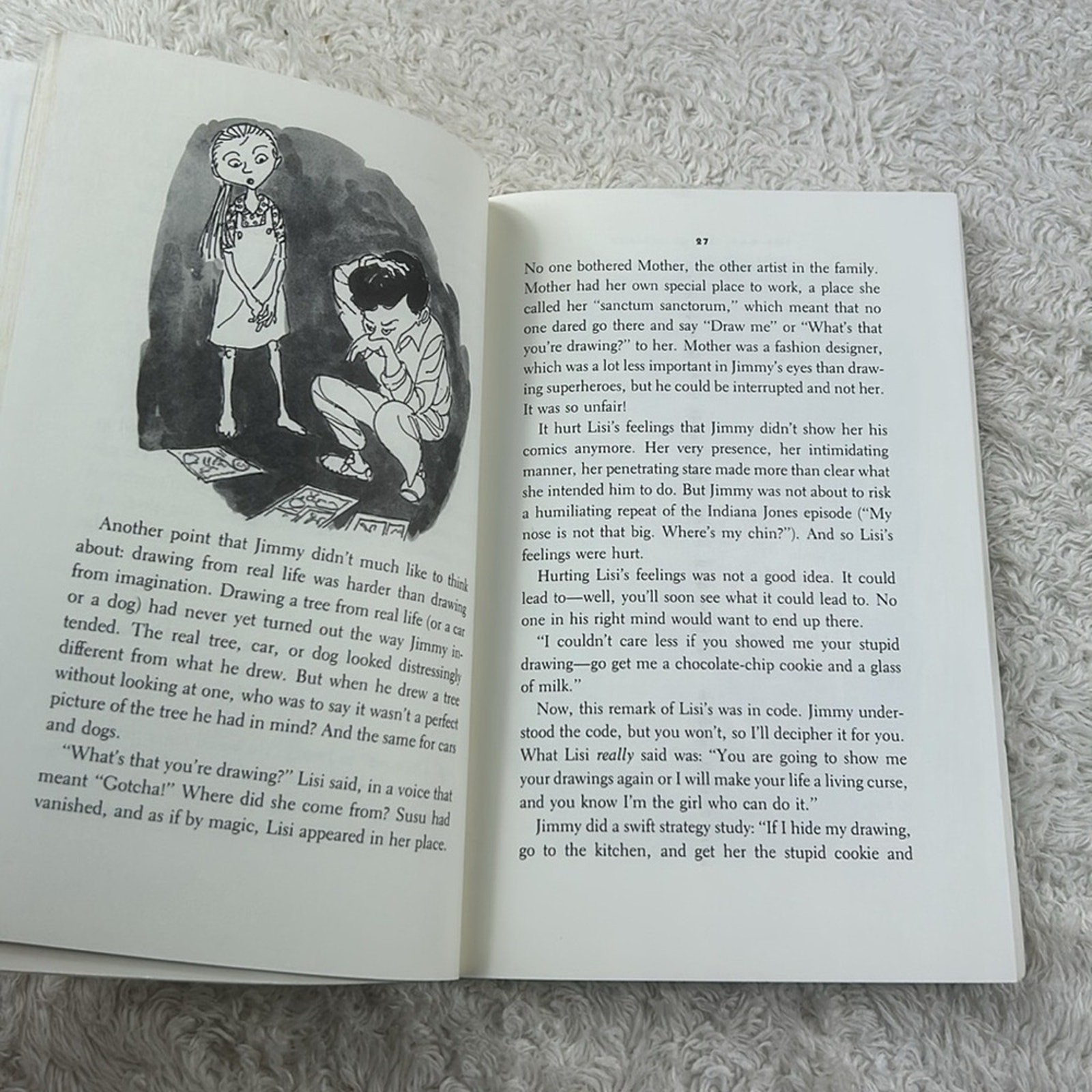 Bundle Jules Feiffer novels – The Man in the Ceiling and A Room with a Zoo