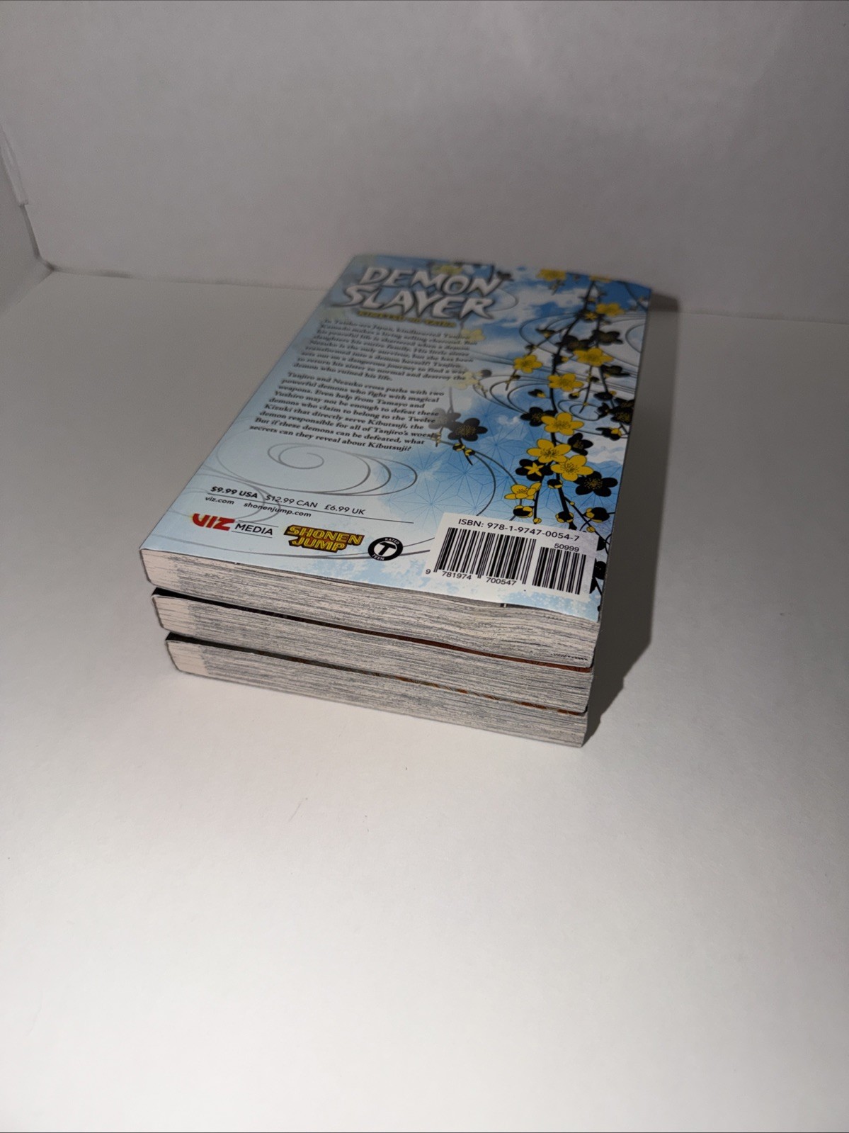 Demon Slayer Manga Books Volume 1 2 3 Lot Of 3