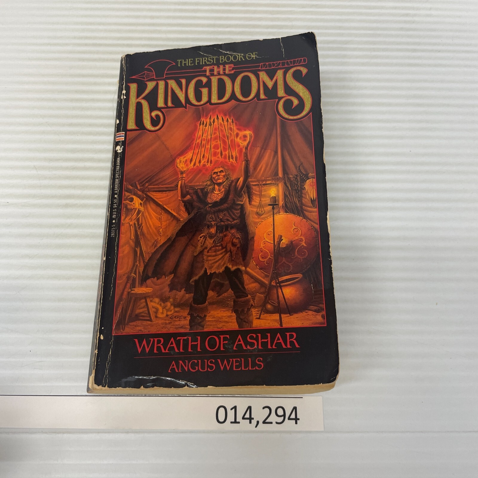 Wrath of Ashar Fantasy Paperback Book by Angus Wells from Bantam Books 1990
