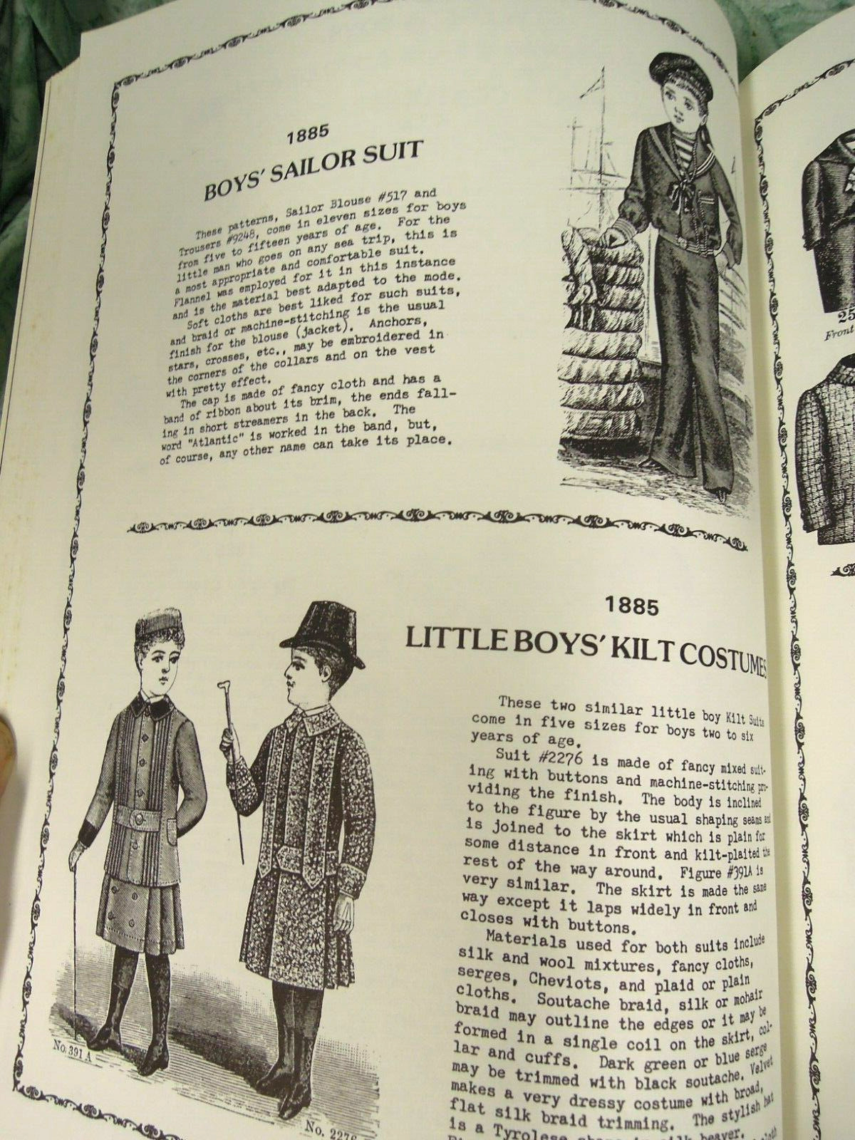 dd-436 Fashion book: ‘ANTIQUE CHILDREN’S FASHIONS’ BY Ulseth & Shannon, pb ’82