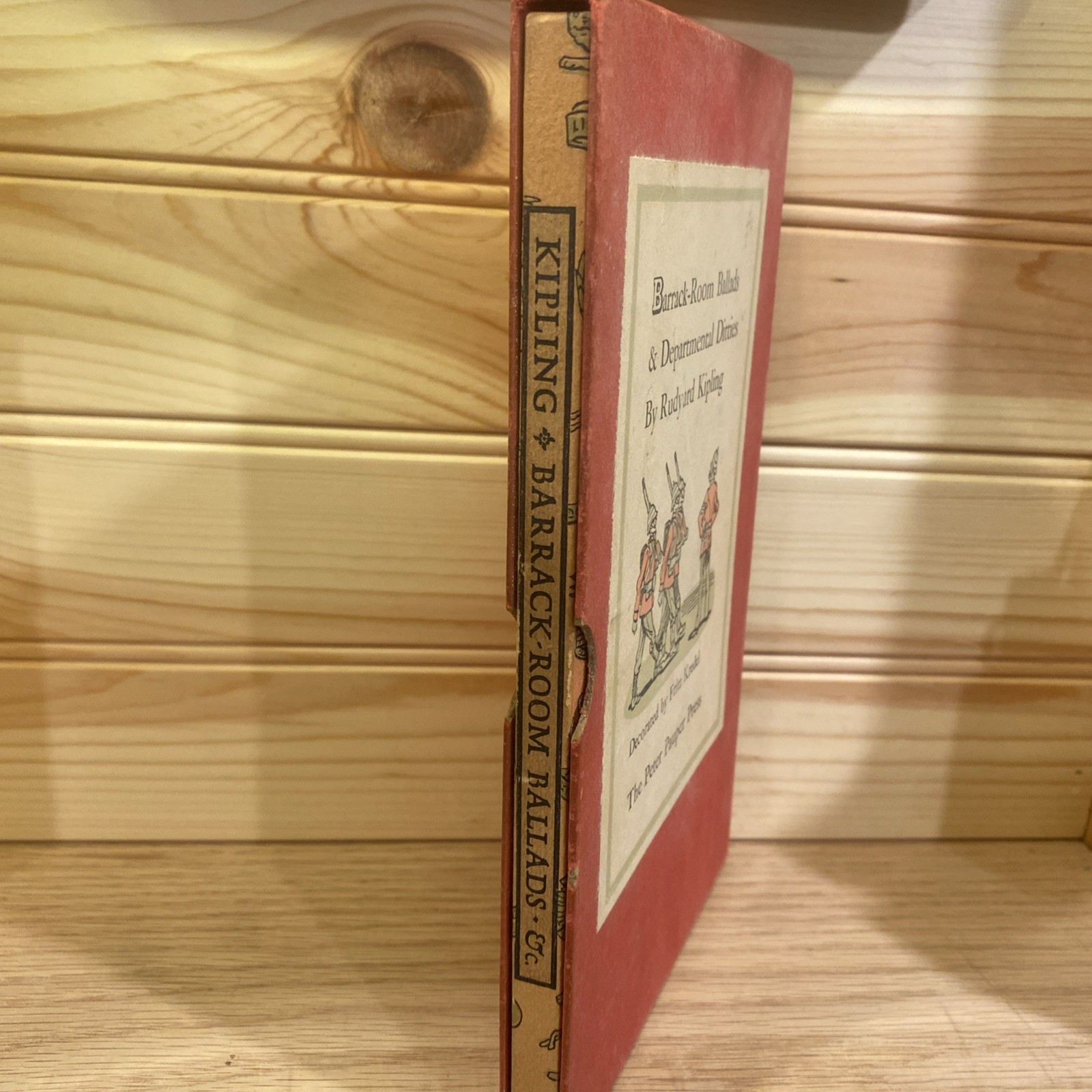 Barrack-Room Ballads By Rudyard Kipling Dec. By Fritz Kredel, Peter Pauper Press