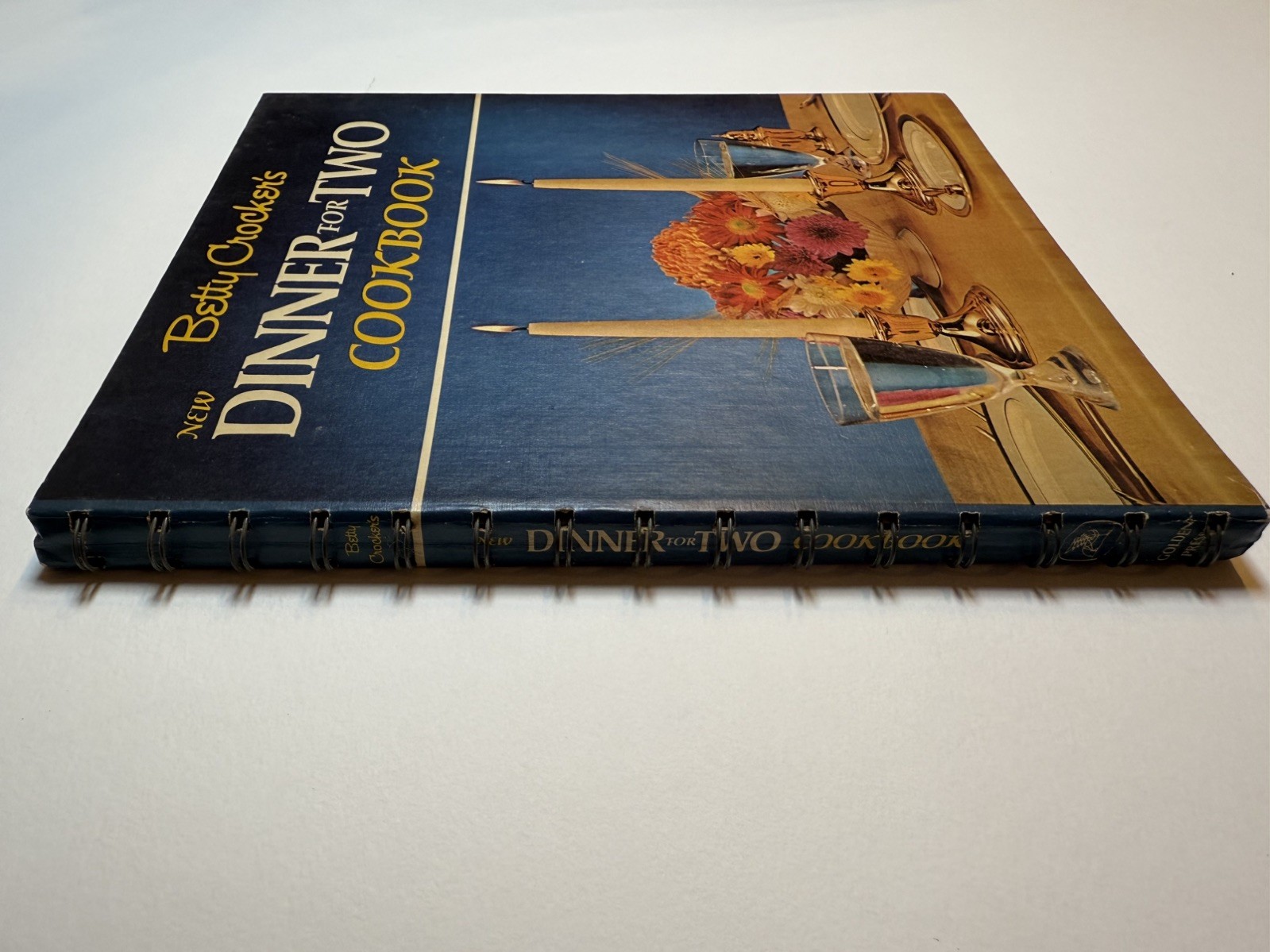 Vintage Betty Crockers New Dinner For Two Cook Book Spiral 1971