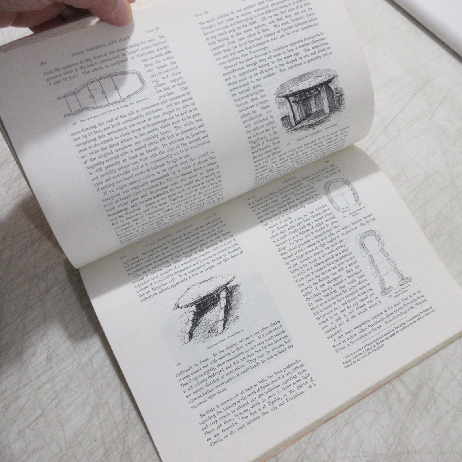 Megaliths Rude Stone Monuments All Countries Ages Uses Antique Book Reproduction