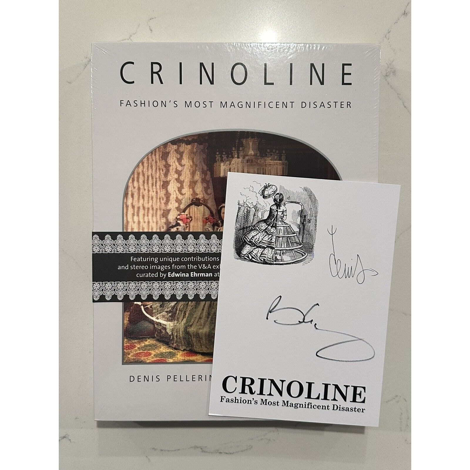 Crinoline Hard Back by Denis Pellerin, Brian May-QUEEN Rare Signed sealed Auto
