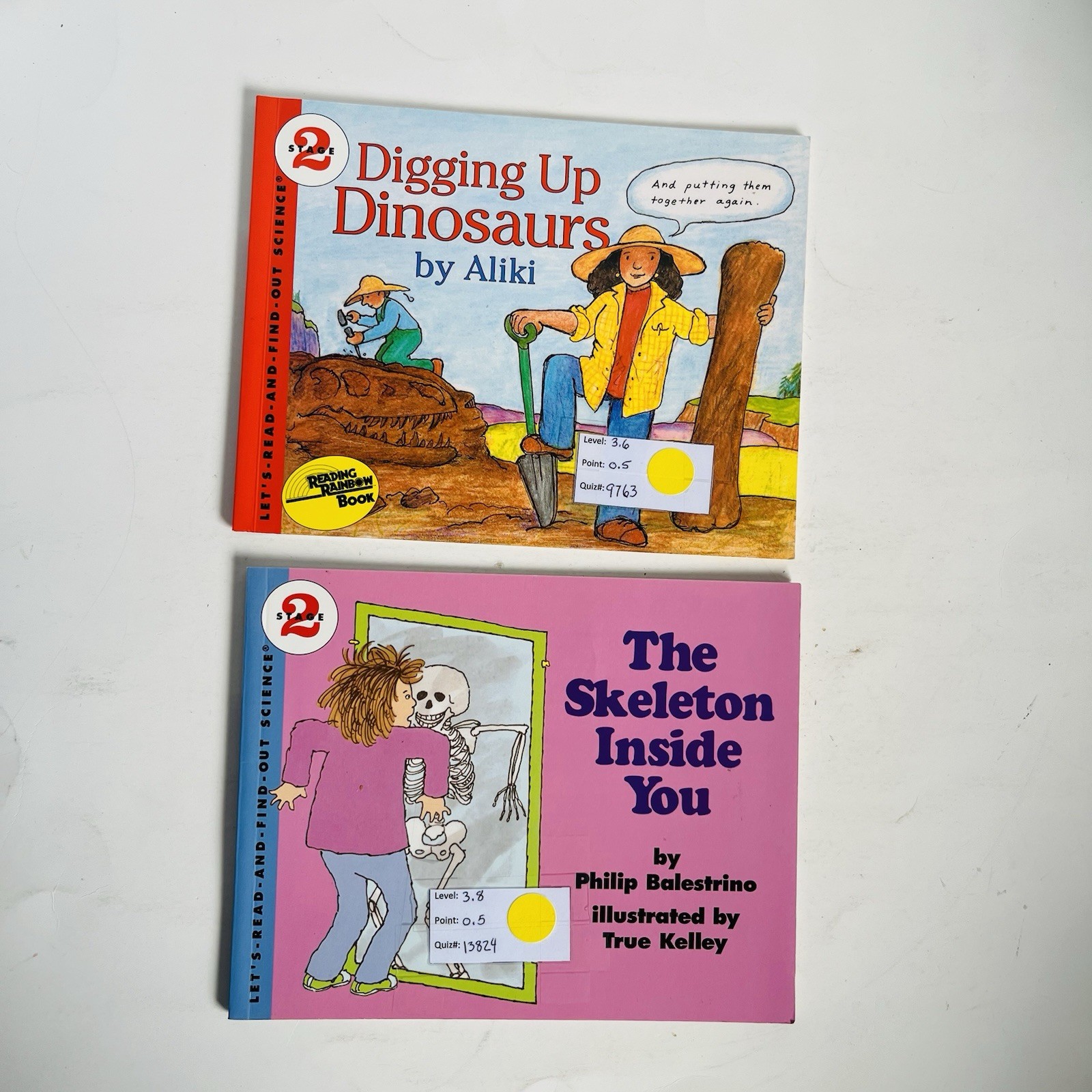 Lets Read and Find Out Science Book Lot 12 Hamburger Skeleton Planets Dinosaur P