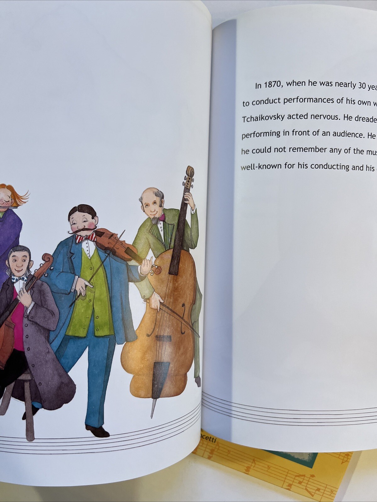 World of Composers Tchaikovsky Greta Cencetti Hardcover Children Book Graphics