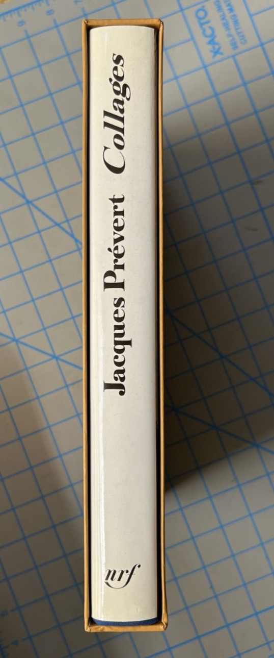 Jacques Prevert – Collages. Gallimard Hardcover, 1992 Philippe Soupault
