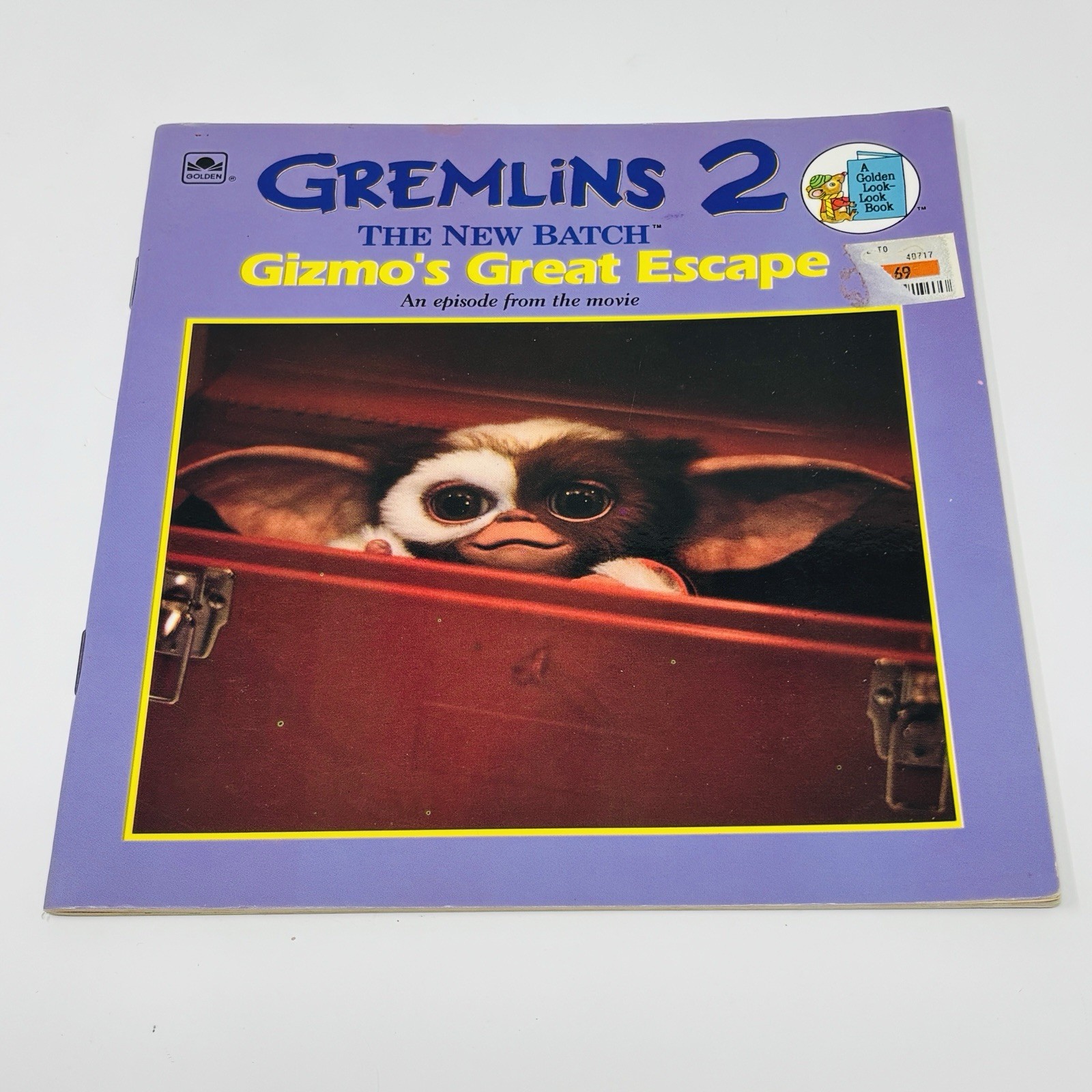 Gremlins 2 The New Batch Gizmo’s Great Escape Kid’s Movie Book Golden