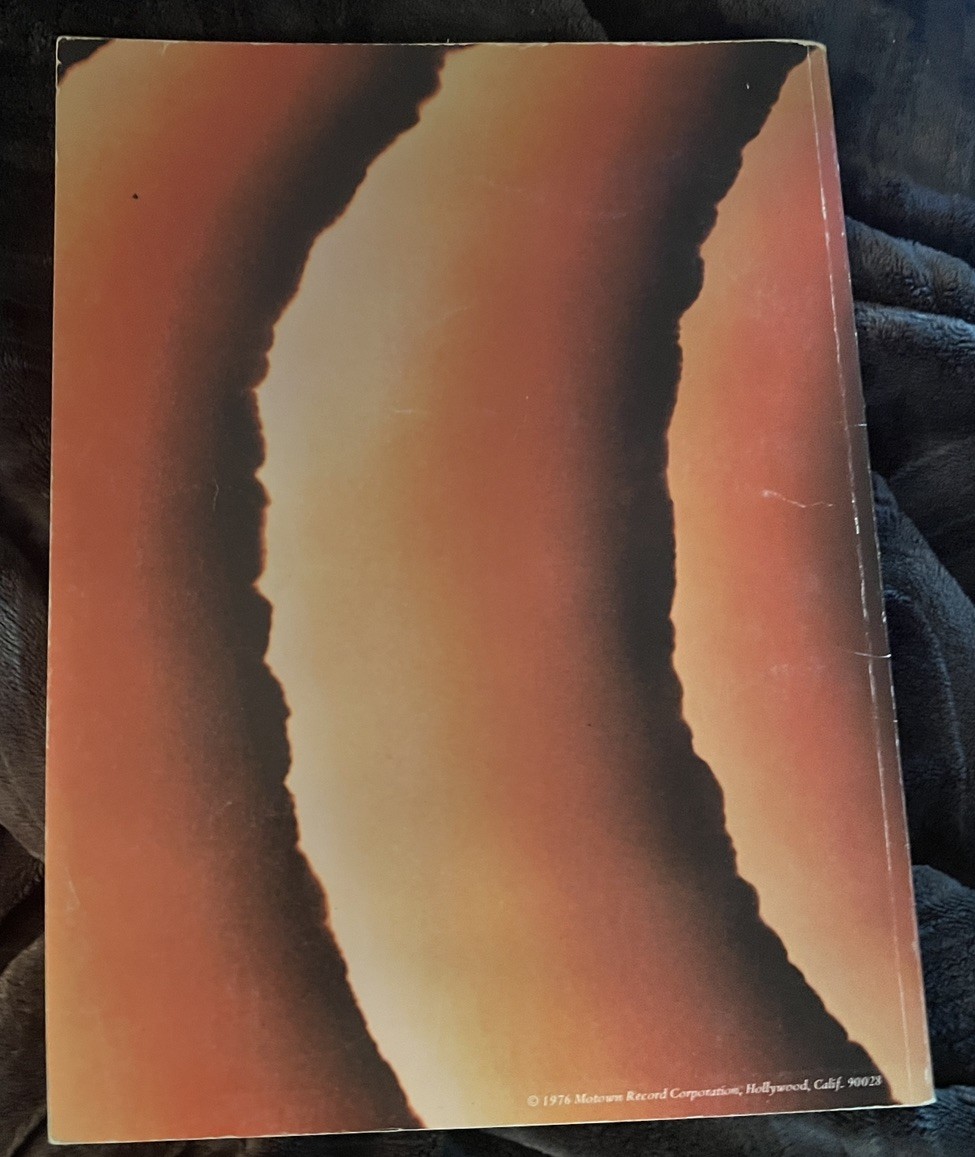 STEVIE WONDER Songs In The Key Of Life SONGBOOK 1976 COLLECTOR’S EDITION