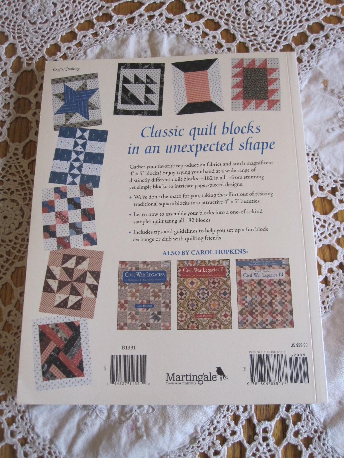 THE 4″ x 5″ QUILT BLOCK ANTHLOGY 182 Blocks Reproduction Fabric Hopkins 2017 SC