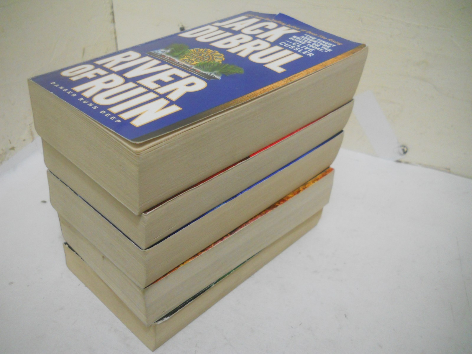 Lot of 5 Action Thrillers ~ Jack Du Brul & Others ~ no duds~ Fast Shipping