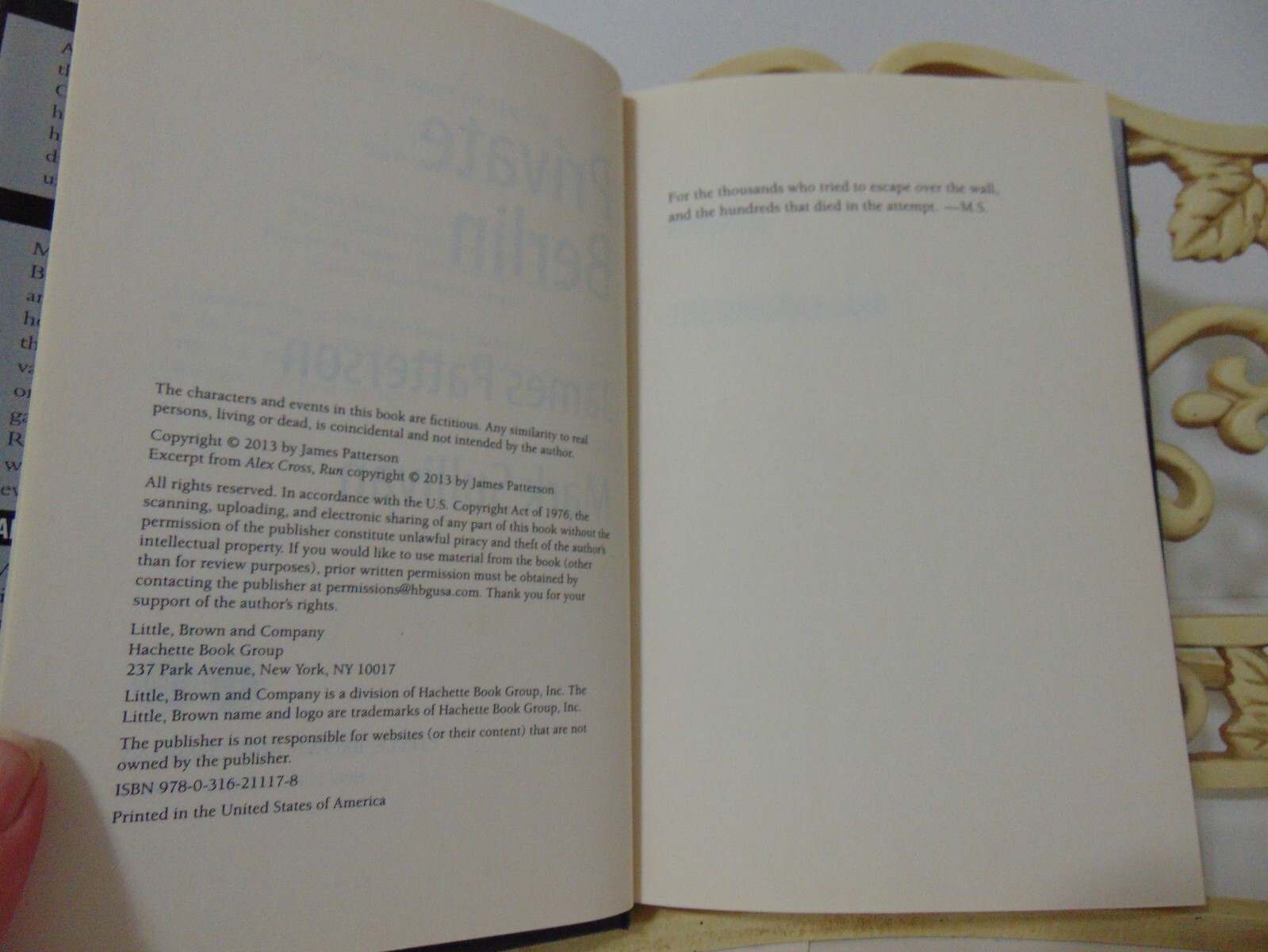 Private Europe Ser.: Private Berlin by Mark Sullivan and James Patterson (2013,