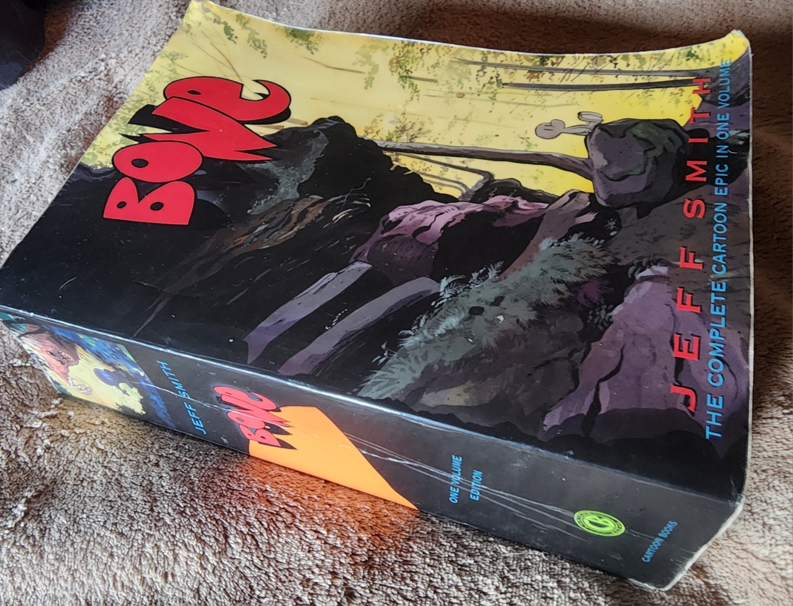 Bone One Volume Edition TPB Jeff Smith Cartoon Books Netflix Movie Coming 2004