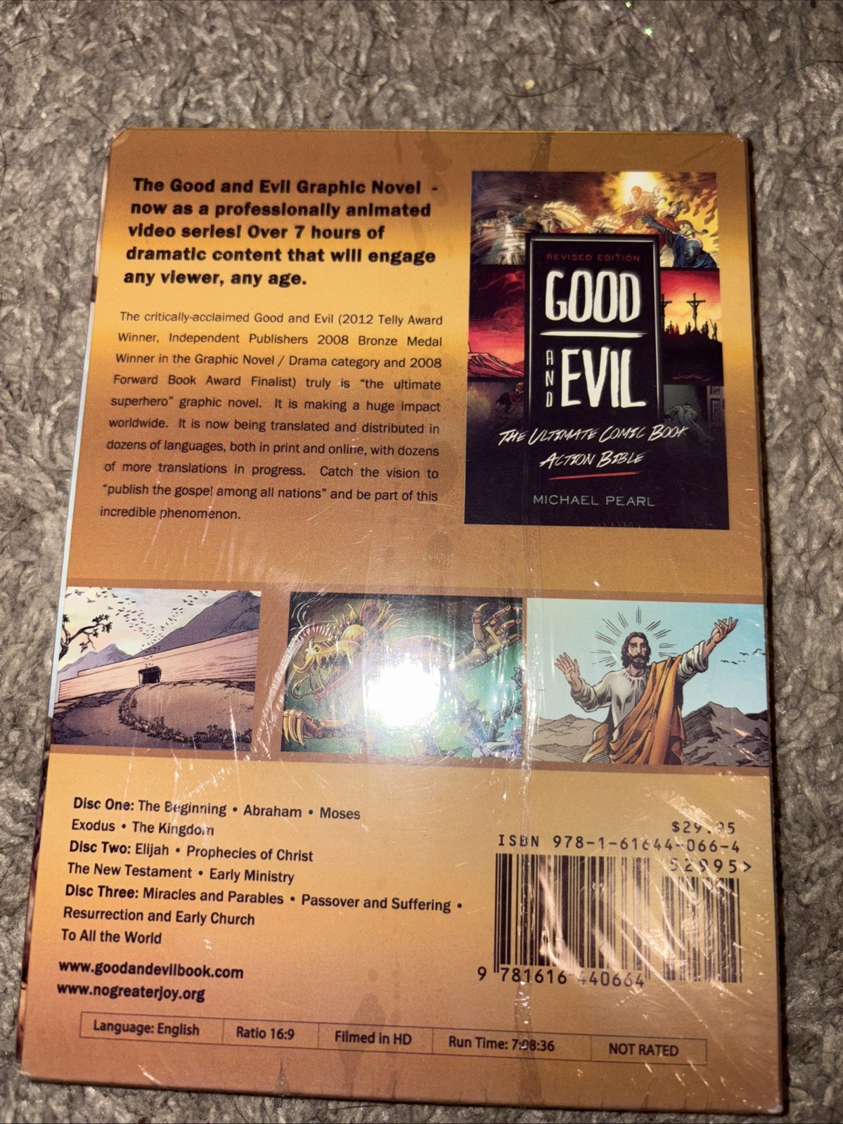 New Sealed Good & Evil: The Animated Series 3 Disc DVD Set Michael Pearl