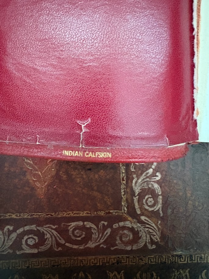 Holy Bible KJV Appointed To Be Read In Church Indian Calfskin Leather Cambridge