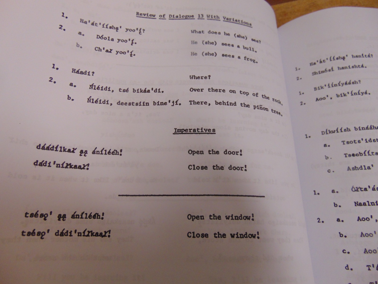 Breakthrough Navajo by Alan Wilson – Language Course for Beginners – Manual ONLY
