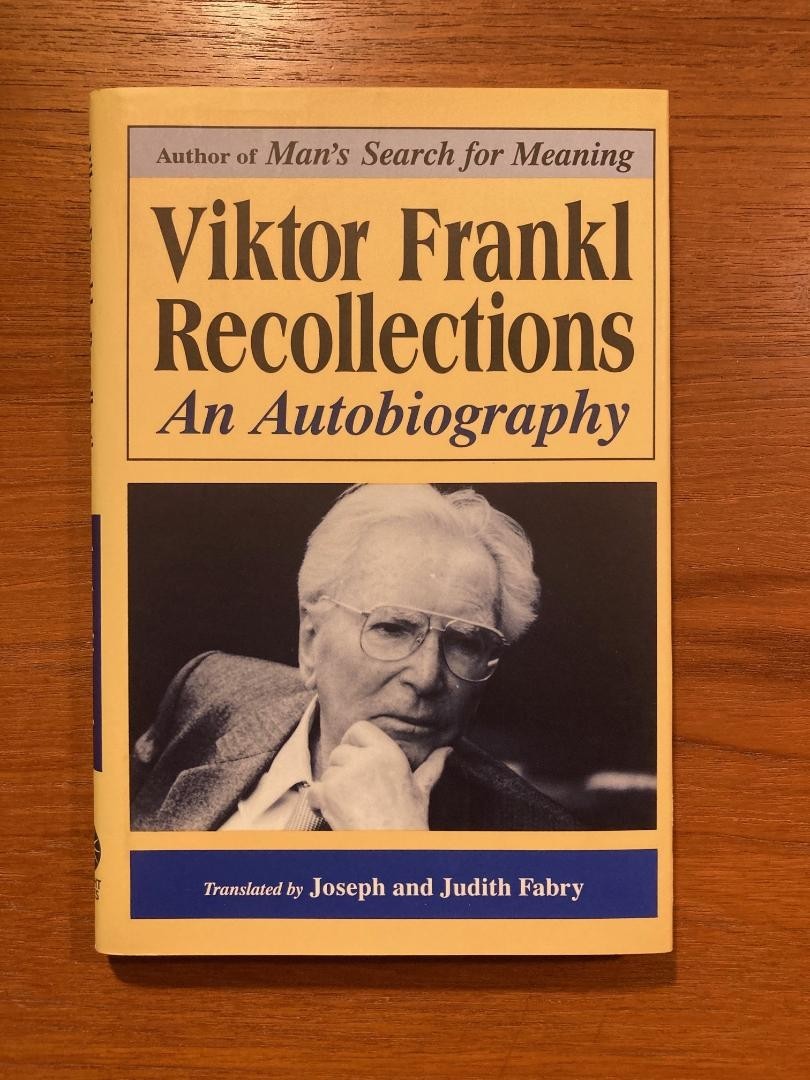Viktor Frankl Recollections: An Autobiography by Viktor Frankl (1997, Hardcover)