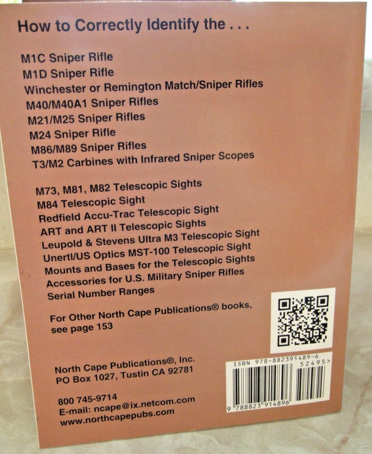 COLLECTING THE AMERICAN SNIPER RIFLE 1945 – 2000 by Joe Poyer 2014 Softcover
