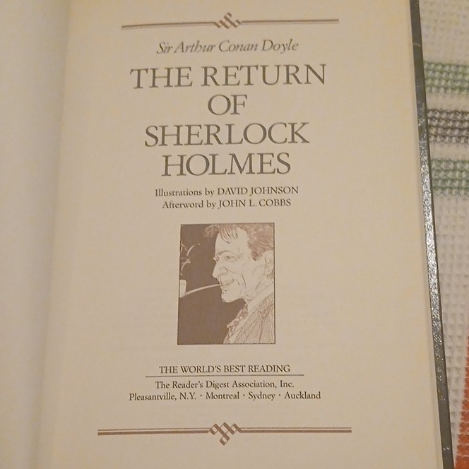 Arthur Conan Doyle—The Return of Sherlock Holmes (1991) HC Reader’s Digest Illus