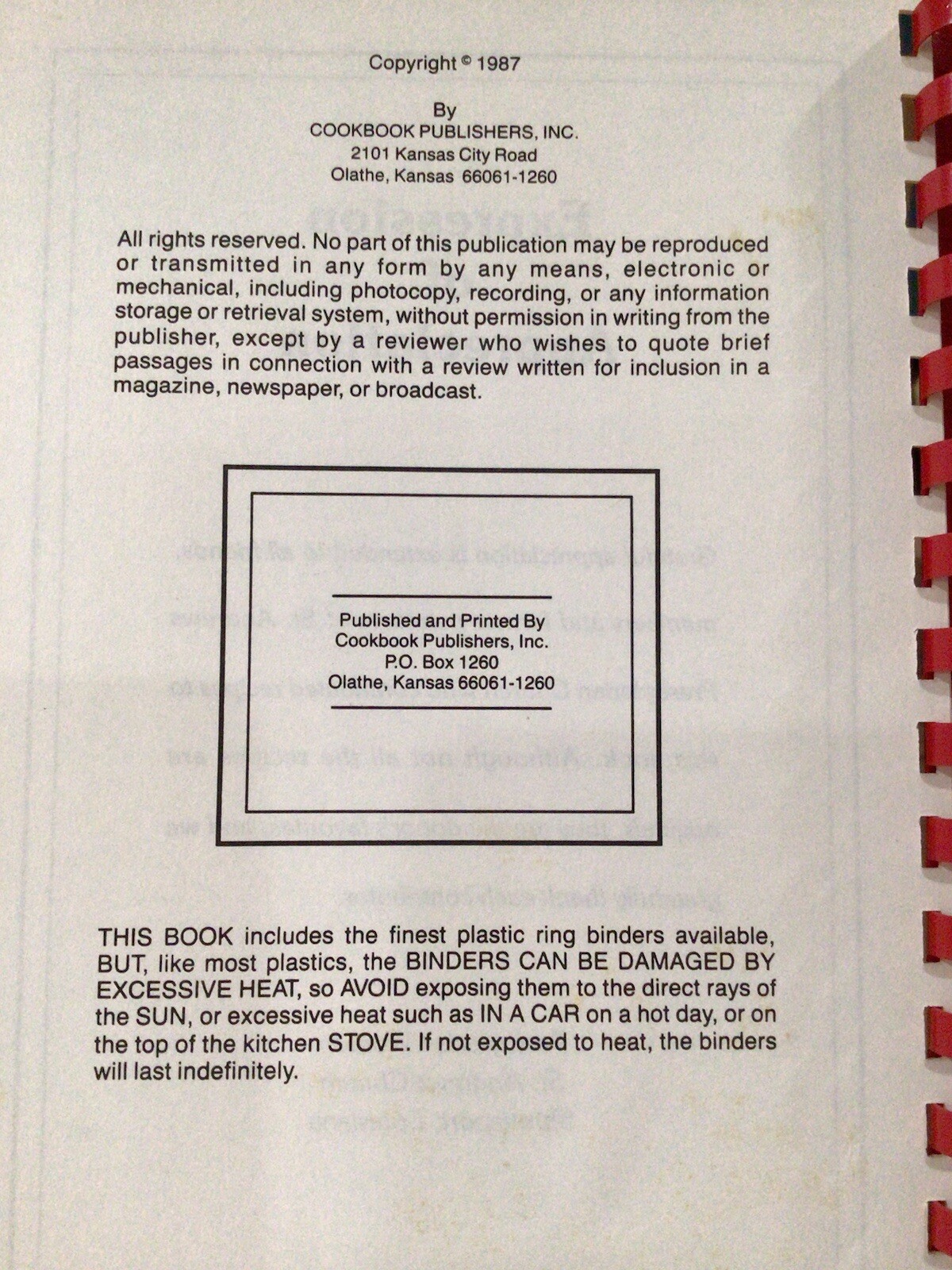 Our Favorite Recipes St Andrew’s Church Shreveport, Louisiana Cookbook 105 Pages