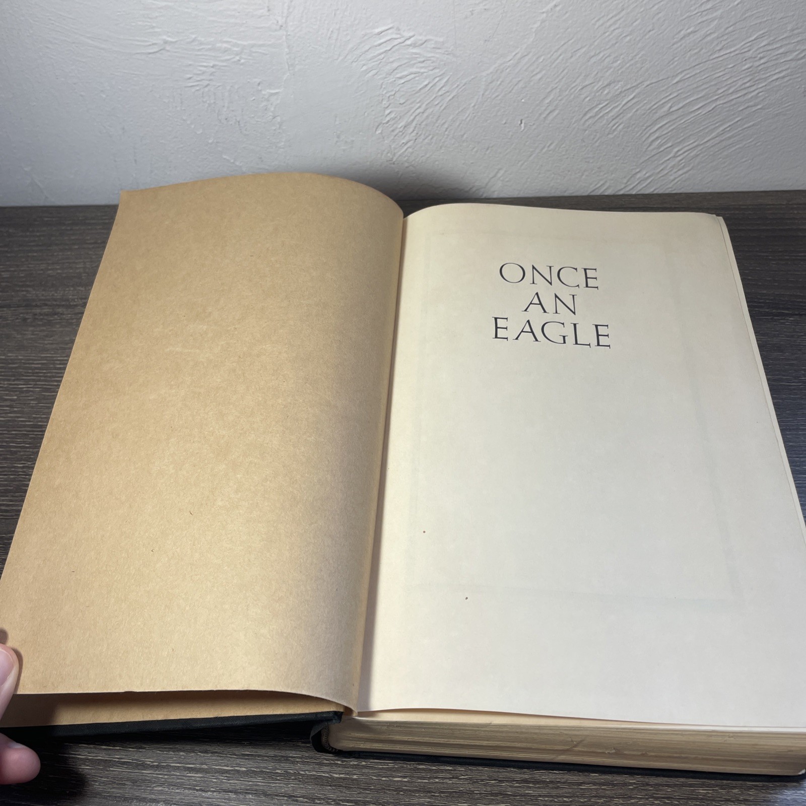 *Read Desc* ONCE AN EAGLE by Anton Myrer (1968) Hardcover First Edition 1st