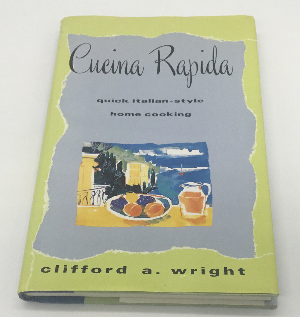 Vintage 1994 Cucina Rapida Italian-Style Cookbook Recipes Cookbook Rare! Signed!