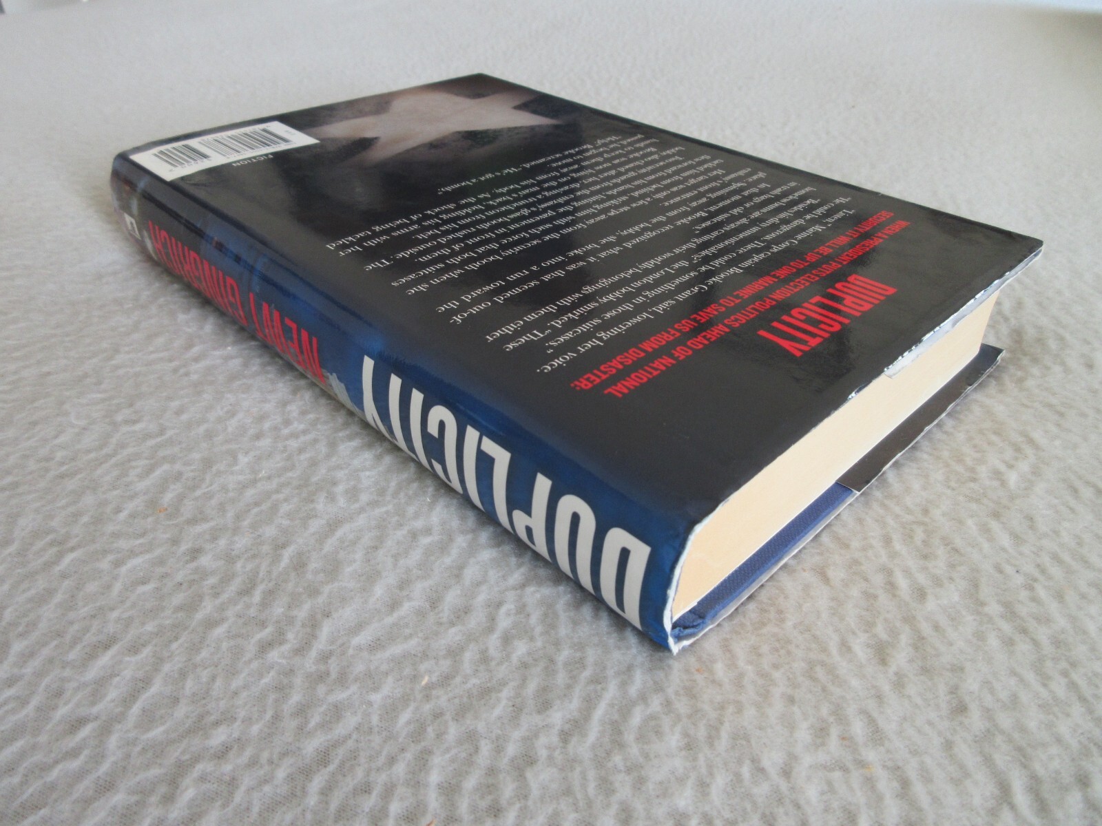 *SIGNED* Newt Gingrich DUPLICITY Hardback/Dust Jacket 1st Edition/1st Printing
