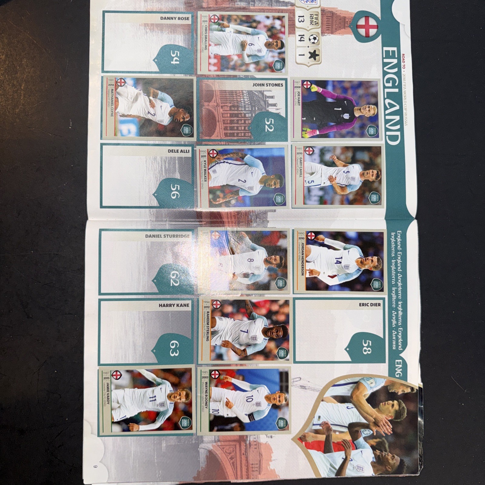 Panini Road to 2018 FIFA World Cup Russia Sticker Album w/ Stickers