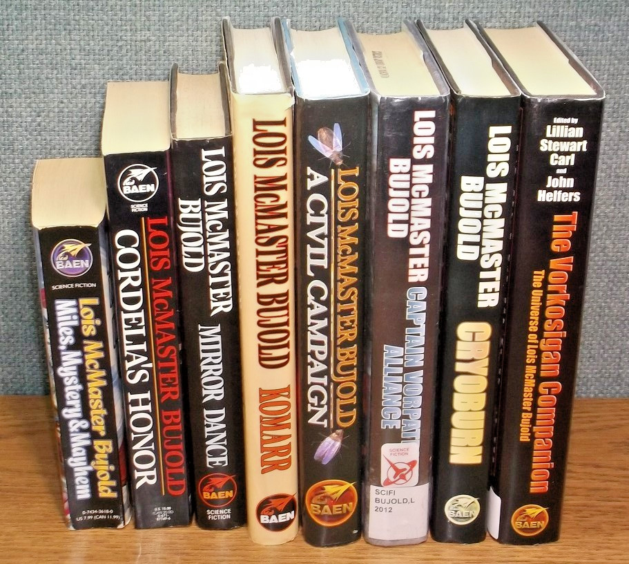 LOT Lois McMaster Bujold🔥VORKOSIGAN w/CD🔥 Shards of Honor Barrayar Komarr Cryo