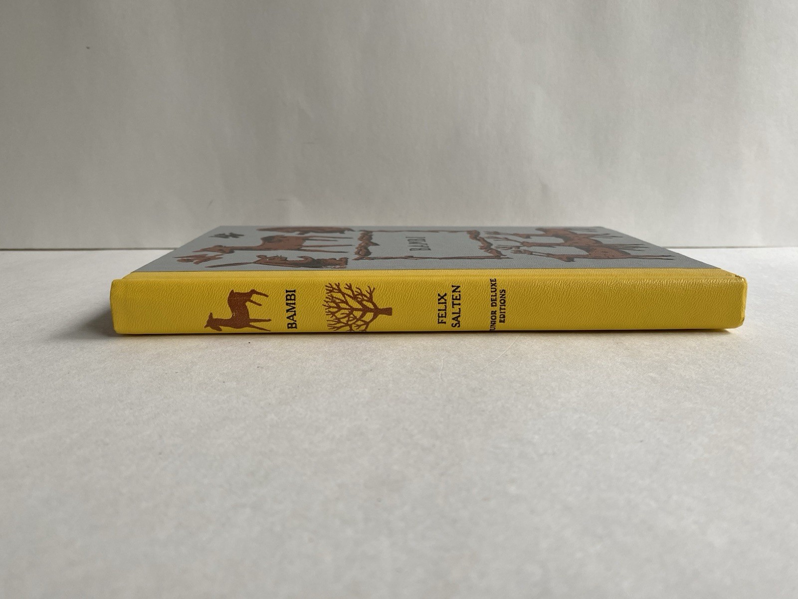 Bambi by Felix Salten (1956) HC/DJ Girard Goodenow Junior Deluxe Edition