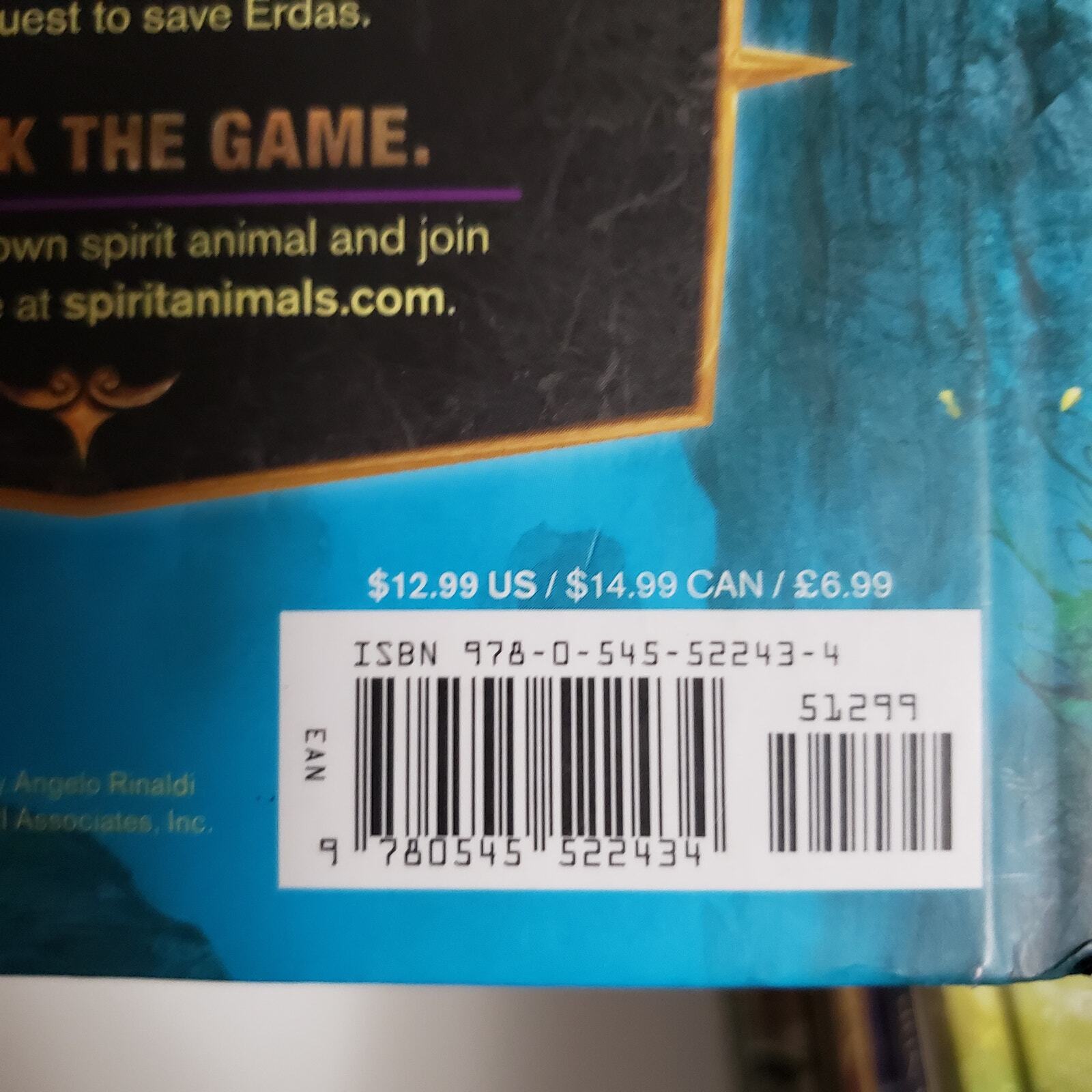 Scholastic Spirit Animals By Multi Authors Hardcover Book Series Set Age 8-12