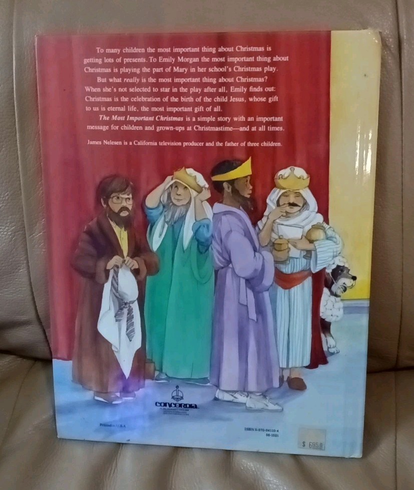 Rare/Vintage “The Most Important Christmas by James H. Nelesen (1985) HC EXC