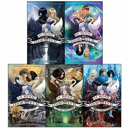 The School for Good and Evil Series by Soman Chainani 5 Books Age 8+ -Paperback
