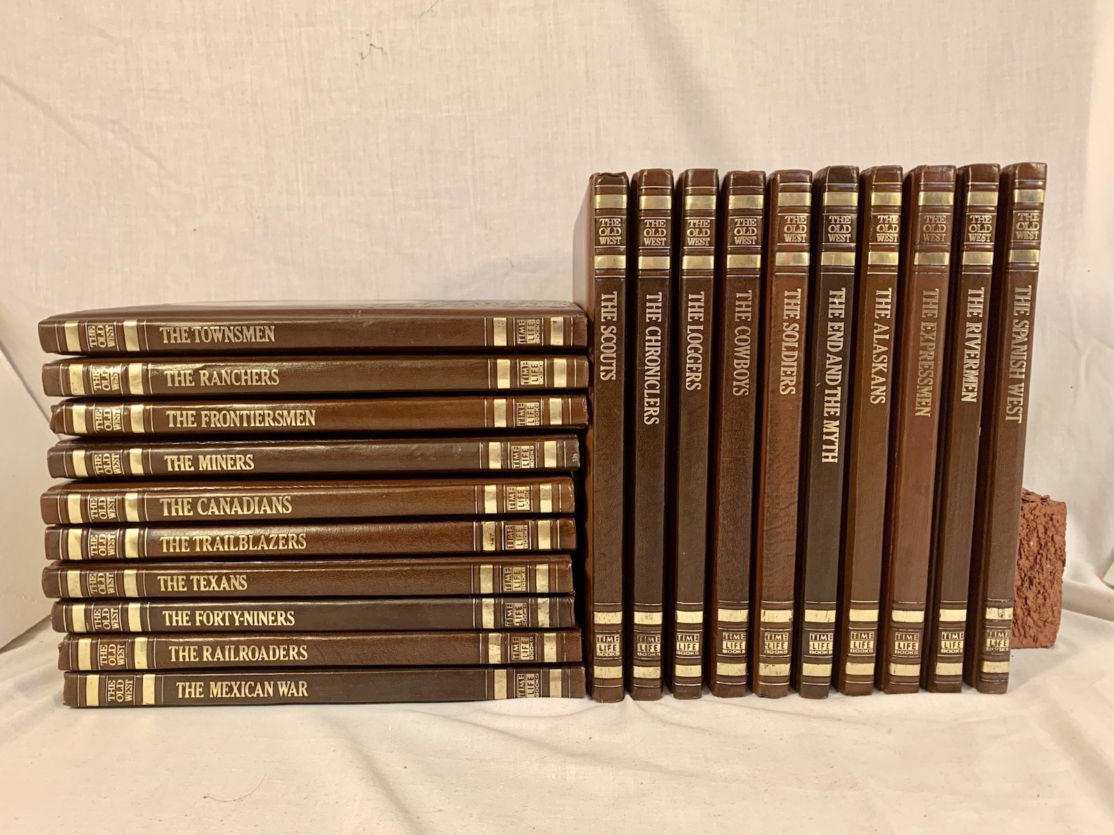 Time Life CLASSICS OF THE OLD WEST ~ 20 Book Lot ~ NEAR MINT VG+ ~ Faux Leather