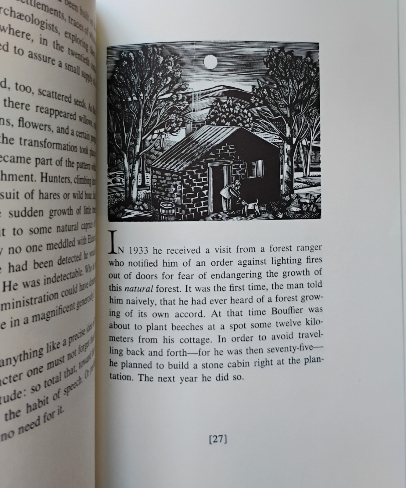 Man Who Planted Trees by Jean Giono 1987 PB Illus. Michael McCurdy