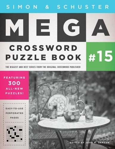 Simon & Schuster Mega Crossword Puzzle Book #15 by John M Samson: New