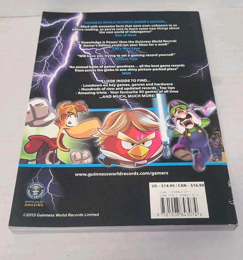 Guinness World Record Gamer Editions Lot Of 6 2010 -2013-2014-2015-2016 & 2017