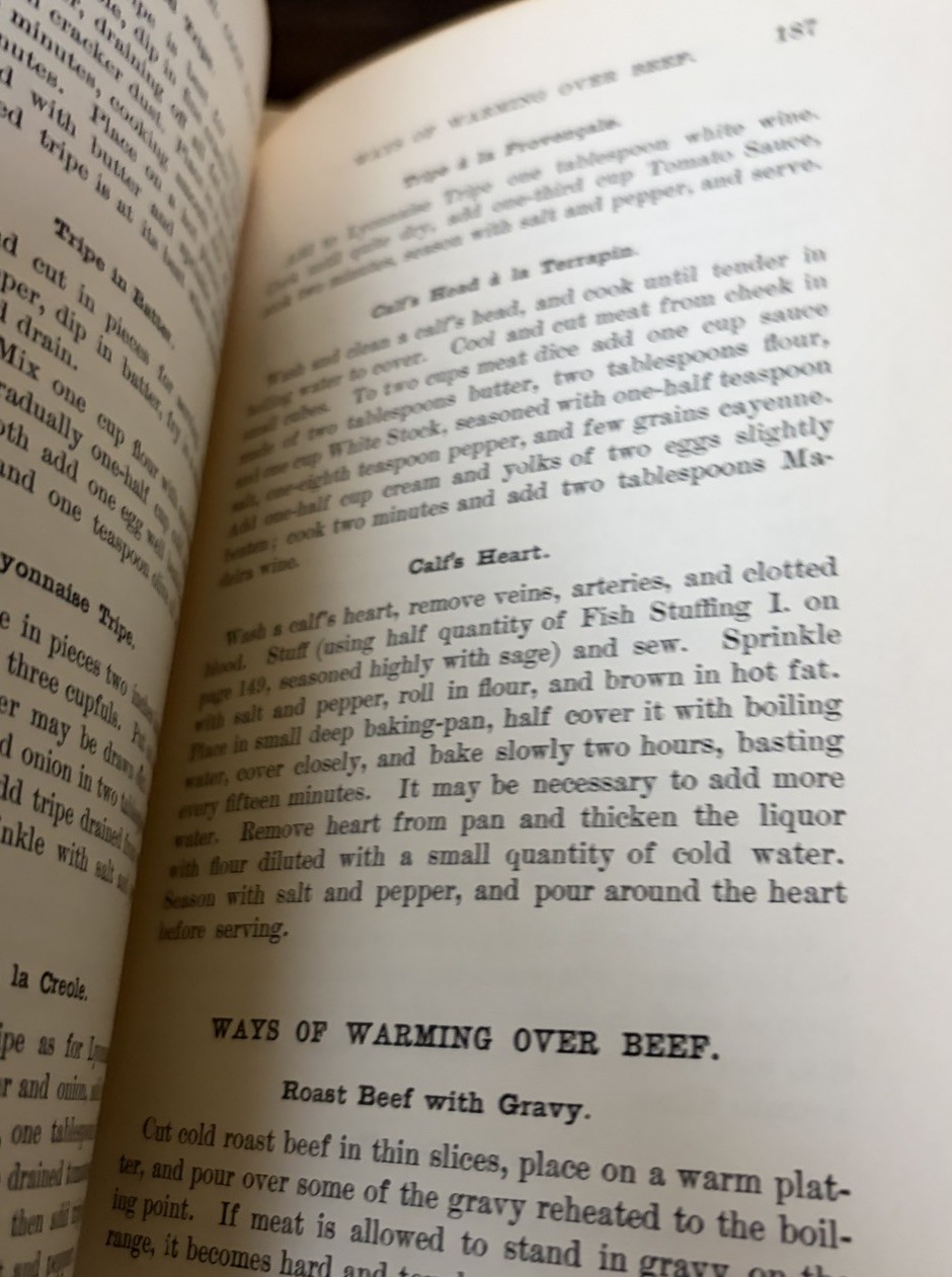 The Original Boston Cooking-School Cook Book 1896 by Farmer, Fannie Merritt 1973