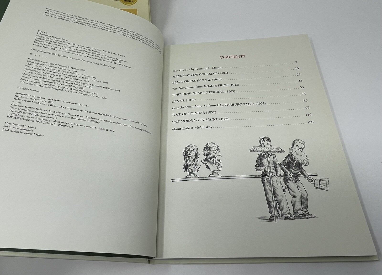 Make Way for McCloskey: A Robert McCloskey Treasury HC DJ Book Ducklings