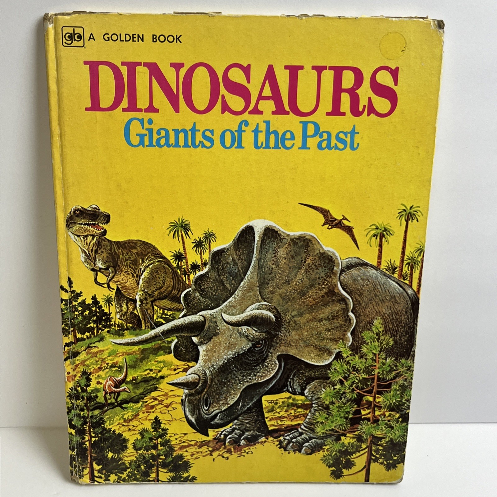 RARE! A Golden Book Dinosaurs Giants Of The Past 4th Printing 1976 Eileen Daly