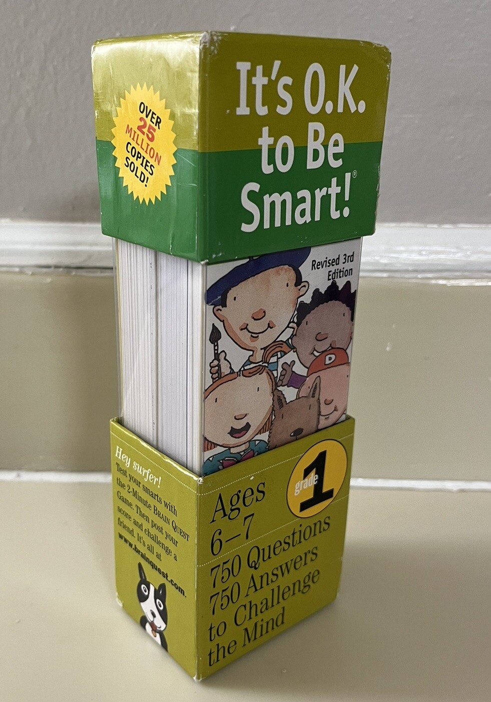 Brain Quest Grade 1/1st Grade (Ages 6-7) Revised 3rd Edition – Very Good!