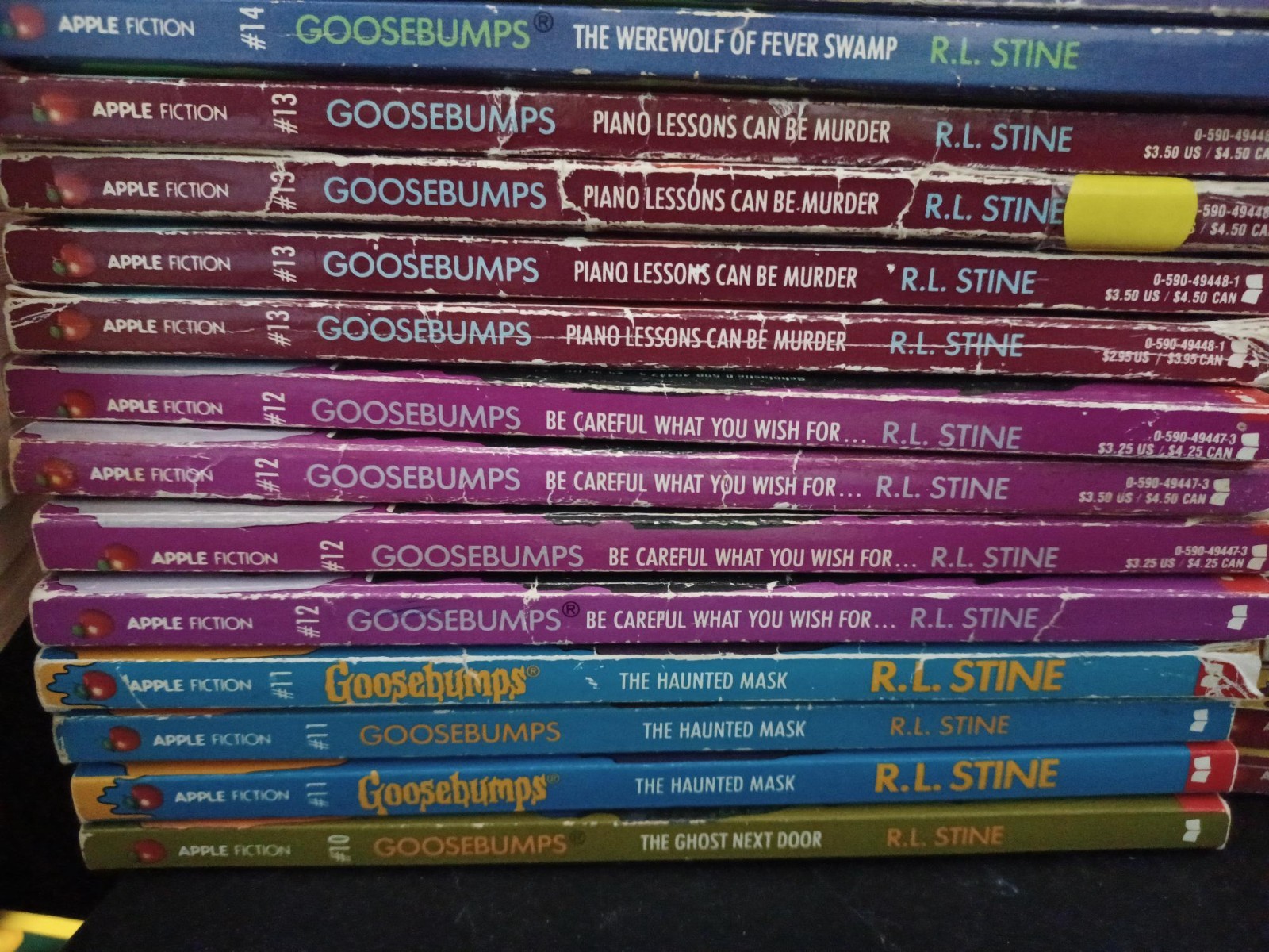 Goosebumps Books Pick & Choose Your Favorites, Kids Vintage Horror by RL Stine