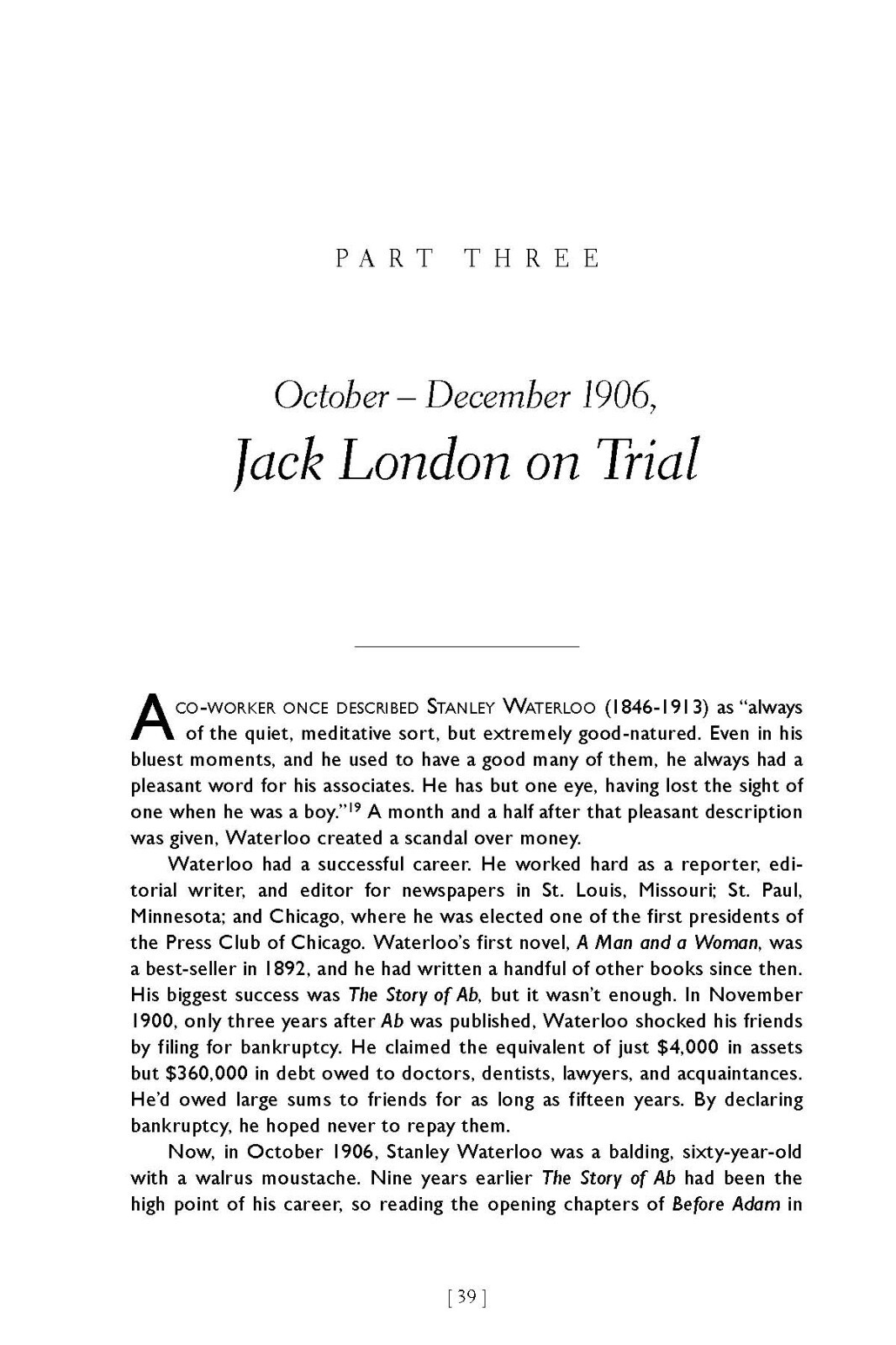 Brand new unread copy JACK LONDON’S BEFORE ADAM BATTLES “It’s a stunner.”