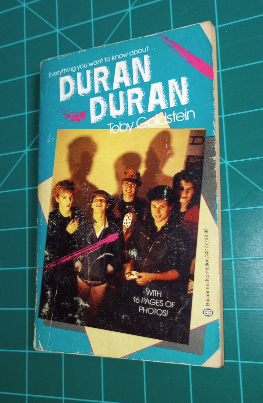 Duran Duran Paperback by Toby Goldstein 1984 former library copy British Pop