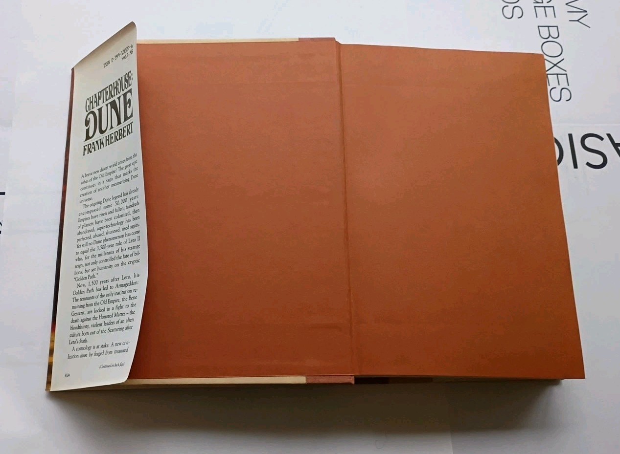 Chapterhouse Dune 1985 Frank Herbert Putnam HB – **1st Edition – 1st Printing**