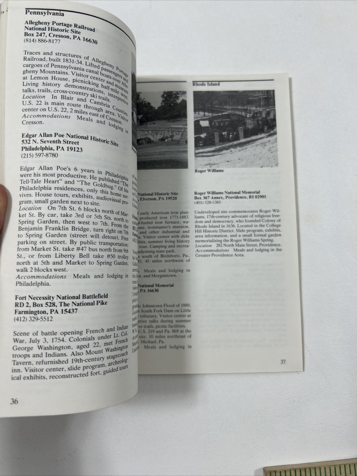 National Parks : Lesser Known Areas – Office Of Public Affairs (Pamphlet, 1985)