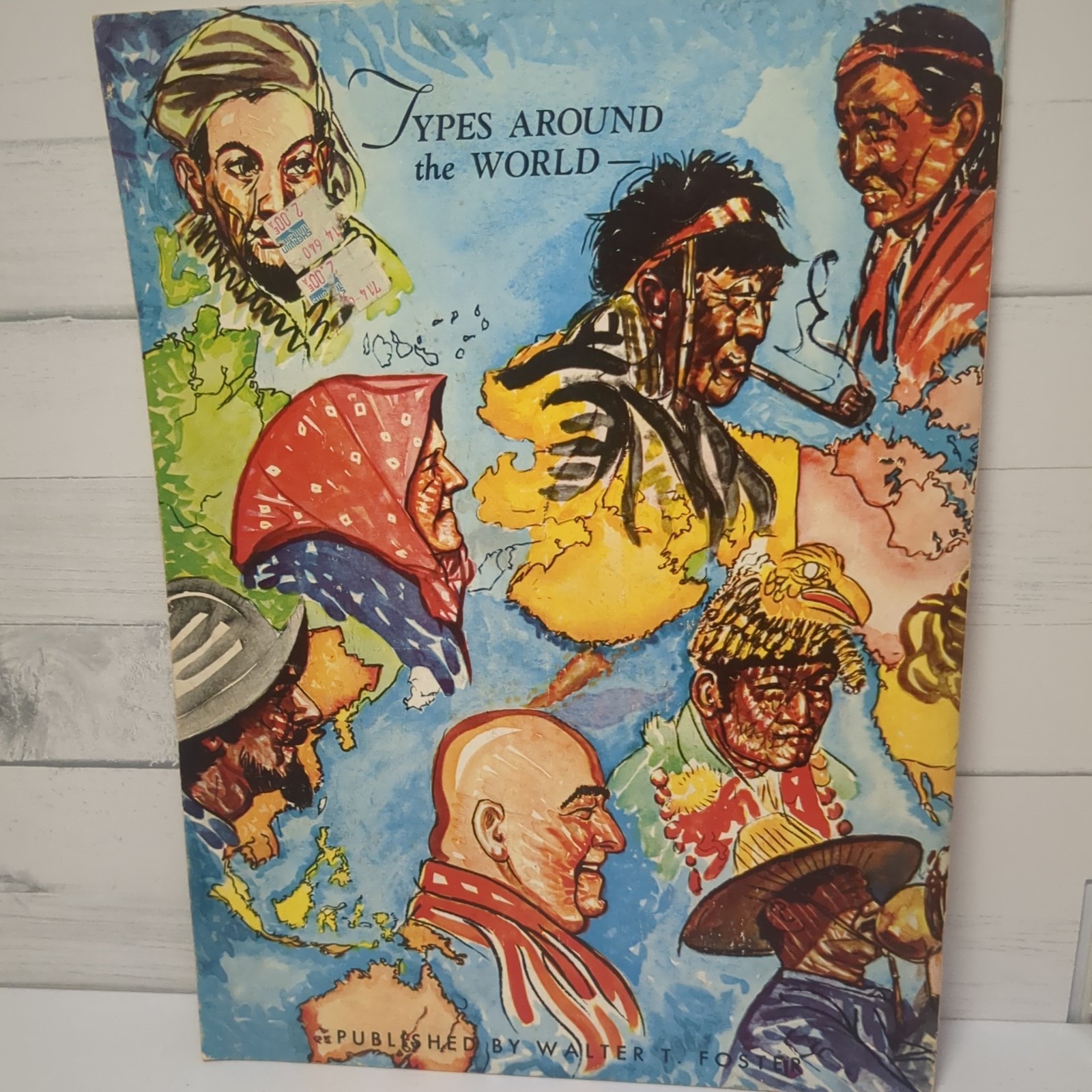 101 Heads Walter T Foster 1949 Illustrated Art Instruction Book