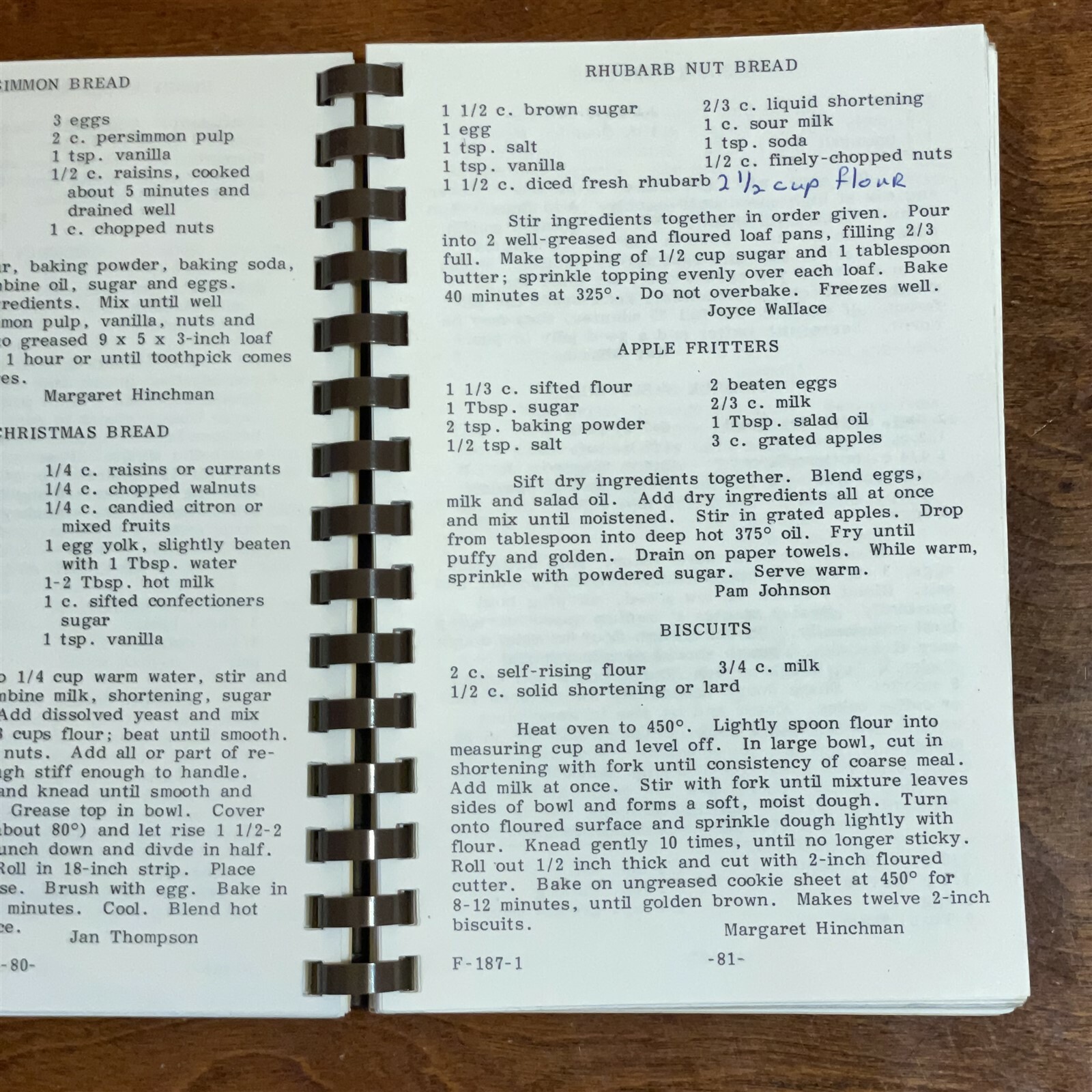 Vintage Cherished Recipes Cookbook Recipe Collection Georgetown Illinois