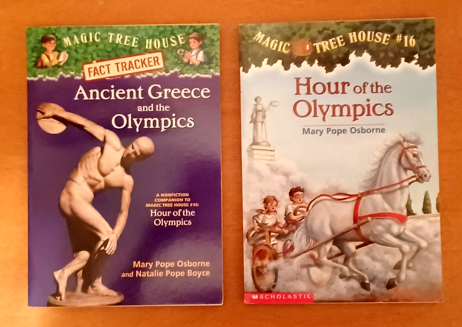 Hour of the Olympics & nonfiction companion-Mary Pope Osborn-free shipping